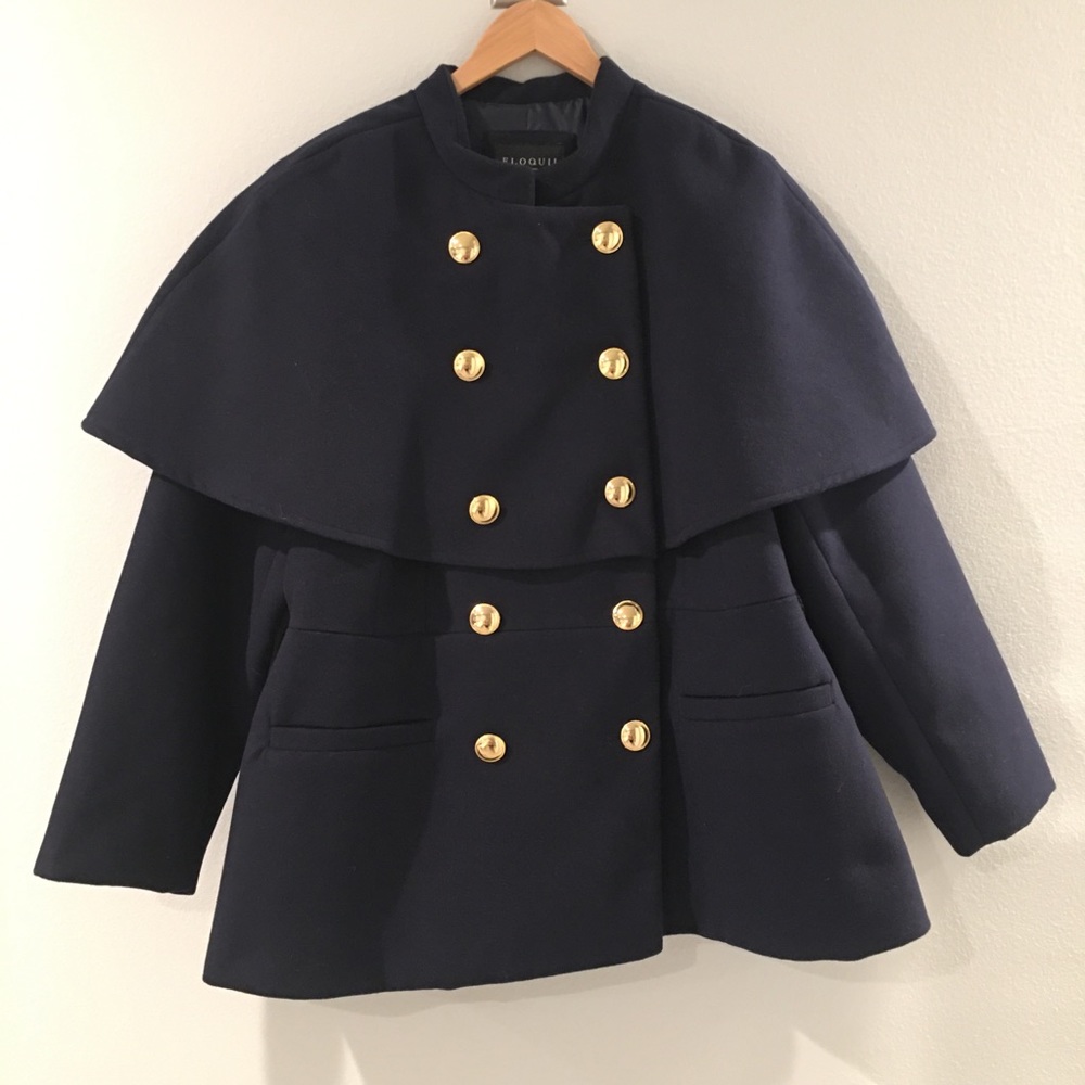 NWT Eloquii cape coat Size 22/24